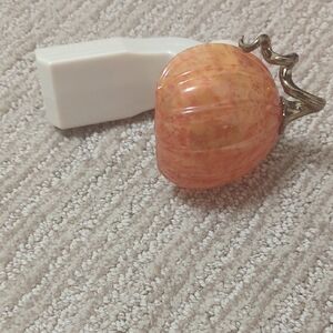 Orange Pumpkin Shaped Decorative Knob
